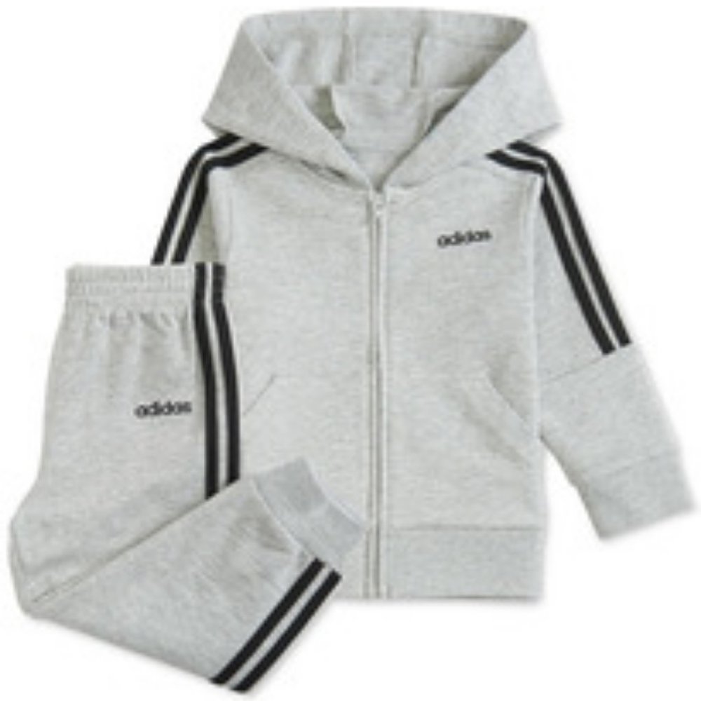 Adidas' Gry Hood Terry Set - Size: 24 Months